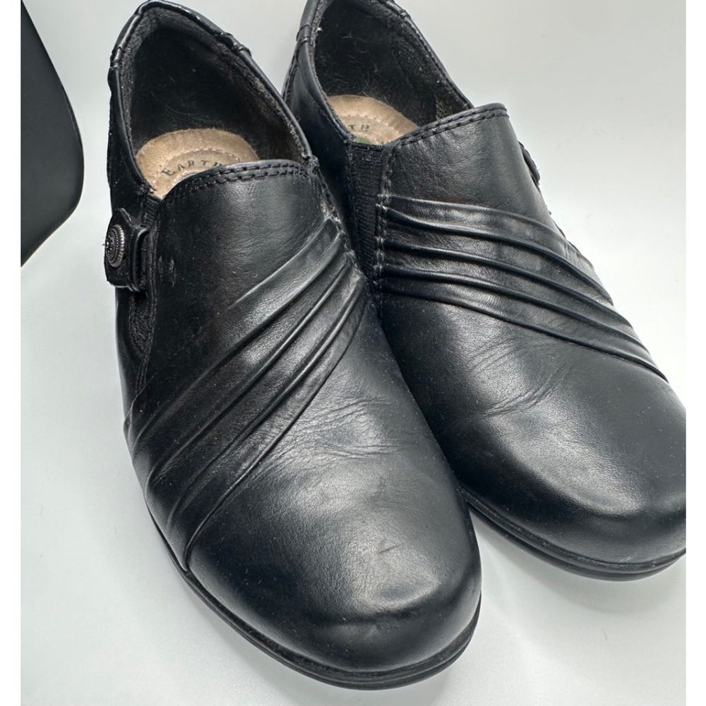Women's Earth Origins Black Rhoda shooties Leather Shoes Size 7 1/2